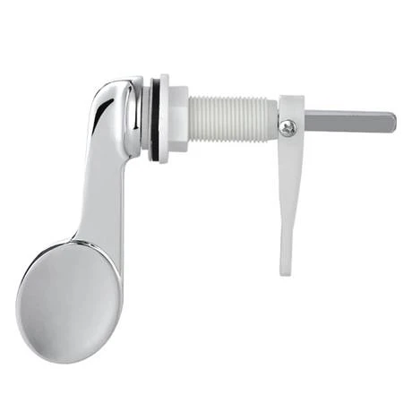 Milton Large Chrome Paddle Cistern Lever 4 Milton Large Chrome Paddle Cistern Lever - Image 2