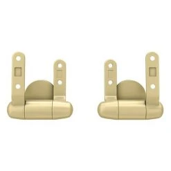 Toreno High Gloss White MDF Bottom Fixing Toilet Seat Brushed Brass Hinges 9 Toreno High Gloss White MDF Bottom Fixing Toilet Seat Brushed Brass Hinges -FlushPro Shop MSC020 N BB d4 460