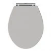 Old London Stone Grey Wooden Soft Close Seat For Richmond Toilets - NLS499 -FlushPro Shop NLS499 p