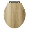 Old London - Natural Walnut Soft Close Toilet Seat (For Chancery Toilets) - NLS598 -FlushPro Shop NLS598 p