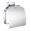 Smedbo Ice Toilet Roll Holder with Cover - Polished Chrome - OK3414