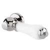 Old London Chrome Ceramic WC Lever - LDA001