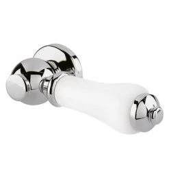 Old London Chrome Ceramic WC Lever - LDA001