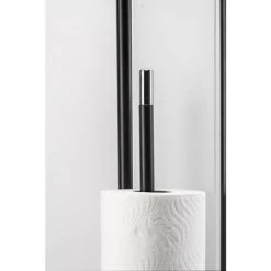 Croydex Matt Black & Chrome Multi-Function Toilet Butler - PA810041 -FlushPro Shop PA810041 D3 460