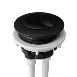 Arezzo Matt Black Push Button for Close Coupled Cisterns -FlushPro Shop PB02 MB d2 460