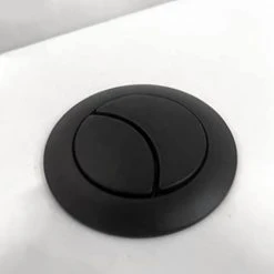 Arezzo Matt Black Push Button for Close Coupled Cisterns -FlushPro Shop PB02 MB d3 460