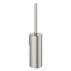 Crosswater MPRO Toilet Brush Holder - Brushed Stainless Steel - PRO025V