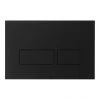 Crosswater MPRO Matt Black Dual Flush Plate - PROFLUSHB -FlushPro Shop PROFLUSHB p