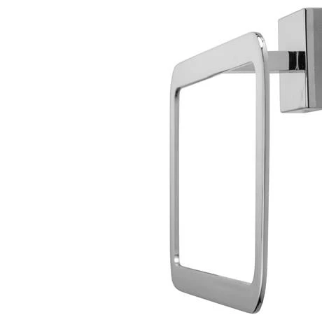 Croydex Cheadle Flexi-Fix Towel Ring - Chrome 4 Croydex Cheadle Flexi-Fix Towel Ring - Chrome - Image 2