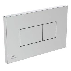 Ideal Standard Solea P2 Chrome Pneumatic Dual Flushplate - R0110AA
