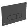 Ideal Standard Oleas P1 Matt Black Pneumatic Dual Flush Plate - R0116A6 1 Ideal Standard Oleas P1 Matt Black Pneumatic Dual Flush Plate - R0116A6 -FlushPro Shop R0115A6 P