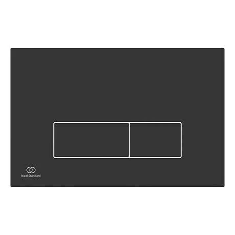 Ideal Standard Oleas M2 Matt Black Mechanical Dual Flush Plate - R0121A6 4 Ideal Standard Oleas M2 Matt Black Mechanical Dual Flush Plate - R0121A6 - Image 2