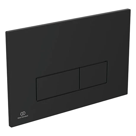Ideal Standard Oleas P2 Matt Black Pneumatic Dual Flush Plate - R0119A6 3 Ideal Standard Oleas P2 Matt Black Pneumatic Dual Flush Plate - R0119A6