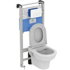 Ideal Standard Oleas P2 Matt Chrome Pneumatic Dual Flush Plate - R0119JG -FlushPro Shop R0119JG D2 460 1