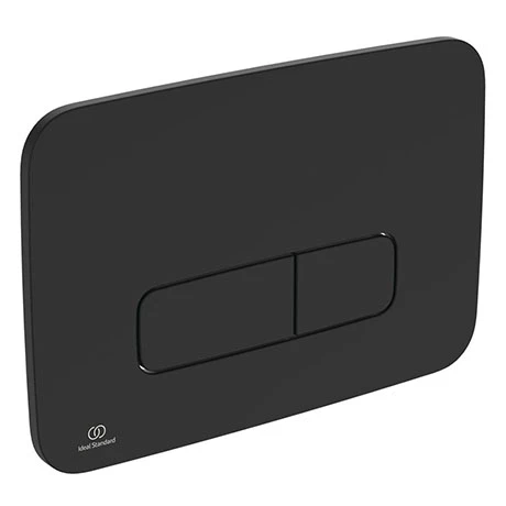Ideal Standard Oleas M3 Matt Black Mechanical Dual Flush Plate - R0123A6 3 Ideal Standard Oleas M3 Matt Black Mechanical Dual Flush Plate - R0123A6