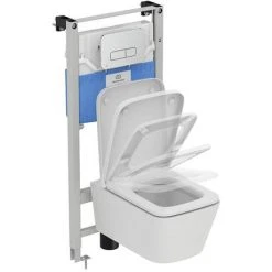 Ideal Standard Oleas M3 Chrome Mechanical Dual Flush Plate - R0123AA -FlushPro Shop R0123AA D2 460