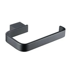RAK Moon Black Toilet Roll Holder