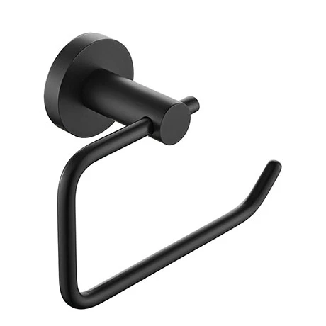 Bristan Black Round Toilet Roll Holder 3 Bristan Black Round Toilet Roll Holder