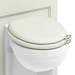 Burlington Soft Close Toilet Seat with Chrome Hinges and Handles - Sand 5 Burlington Soft Close Toilet Seat with Chrome Hinges and Handles - Sand -FlushPro Shop S43 A51CHR D1 460