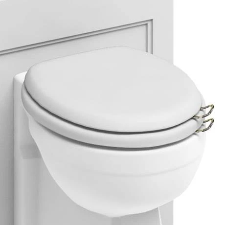 Burlington Soft Close Toilet Seat with Chrome Hinges and Handles - Matt White 4 Burlington Soft Close Toilet Seat with Chrome Hinges and Handles - Matt White - Image 2