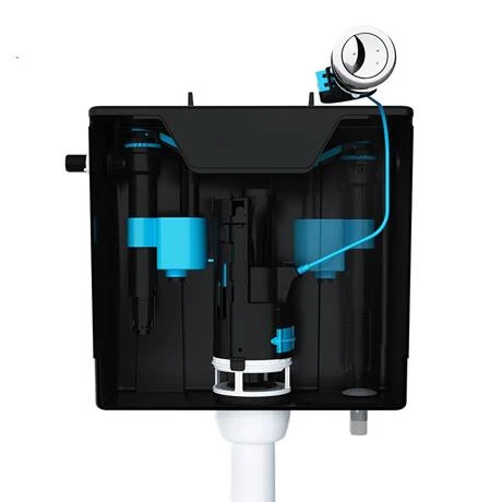 Viva Skylo Bottom & Side Entry Black Concealed Cistern 4 Viva Skylo Bottom & Side Entry Black Concealed Cistern - Image 2