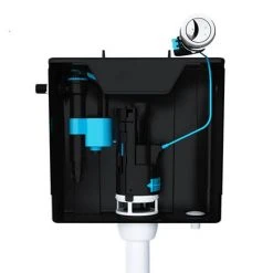 Viva Skylo Bottom & Side Entry Black Concealed Cistern 9 Viva Skylo Bottom & Side Entry Black Concealed Cistern -FlushPro Shop SKYCC01 D2 460