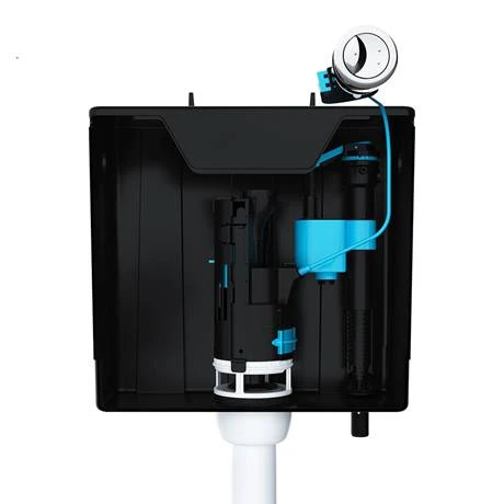 Viva Skylo Bottom & Side Entry Black Concealed Cistern 6 Viva Skylo Bottom & Side Entry Black Concealed Cistern - Image 4