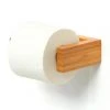 Slimline Toilet Roll Holder Bamboo -FlushPro Shop STRHBB P