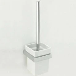 Sagittarius Rimini Toilet Brush Holder - Chrome - AC/679/C -FlushPro Shop Sagittarius Rimini Toilet Brush Holder d1 460