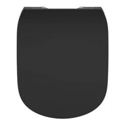Ideal Standard Tesi Silk Black Soft Close Thin Toilet Seat & Cover 10 Ideal Standard Tesi Silk Black Soft Close Thin Toilet Seat & Cover -FlushPro Shop T3527V3 D2 460