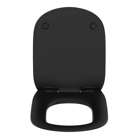 Ideal Standard Tesi Silk Black Soft Close Thin Toilet Seat & Cover 8 Ideal Standard Tesi Silk Black Soft Close Thin Toilet Seat & Cover - Image 6