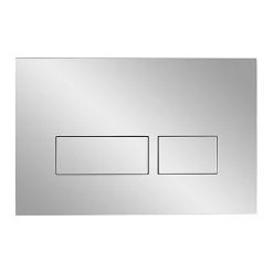Crosswater MPRO Chrome Dual Flush Plate - TEFLUSHC+