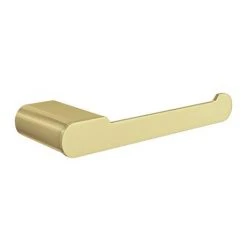 Arezzo Brushed Brass Toilet Roll Holder -FlushPro Shop TRH03 BB d2 460