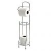 Basic Freestanding Toilet Roll Holder & Spare Roll Holder 2 Basic Freestanding Toilet Roll Holder & Spare Roll Holder -FlushPro Shop TRSPCOMBO P