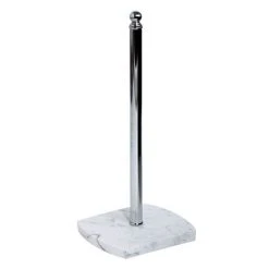 Trafalgar White Marble Effect Spare Toilet Roll Holder