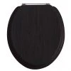 Heritage - Standard Toilet Seat with Chrome Hinges - Various Colour Options
