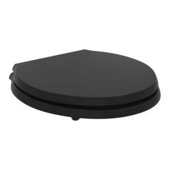 Ideal Standard Waverley Black Standard Toilet Seat & Cover 7 Ideal Standard Waverley Black Standard Toilet Seat & Cover -FlushPro Shop U0248GB D2 460