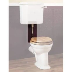 Silverdale Universal Low Level Flush Pipe Kit - Nickel -FlushPro Shop UNFPKLL NI D1 460