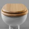 Silverdale BTW Traditional Luxury Light Oak Wooden Toilet Seat 2 Silverdale BTW Traditional Luxury Light Oak Wooden Toilet Seat -FlushPro Shop VCBTWSEAHLOK P
