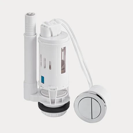 Venice Concealed WC Cistern with Chrome Push Button Flush 4 Venice Concealed WC Cistern with Chrome Push Button Flush - Image 2