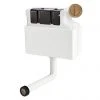 Venice Concealed WC Cistern with Rose Gold Push Button Flush -FlushPro Shop VCCRSG p