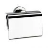 Venice Chrome Toilet Roll Holder with Cover 2 Venice Chrome Toilet Roll Holder with Cover -FlushPro Shop VCHRA14 P