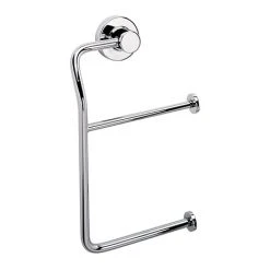 Venice Chrome Double Toilet Roll Holder