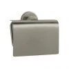 Venice Brushed Nickel Toilet Roll Holder with Cover -FlushPro Shop VNICA08 P