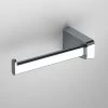 Venice Square Chrome Left Hand Toilet Roll Holder 2 Venice Square Chrome Left Hand Toilet Roll Holder -FlushPro Shop VSQCHR27 P