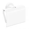 Venice White Toilet Roll Holder with Cover 1 Venice White Toilet Roll Holder with Cover -FlushPro Shop VWHIA08 P