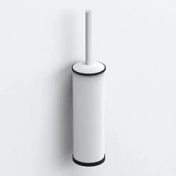 Venice White Toilet Brush & Holder