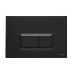 VitrA Loop R Mechanical Flush Plate - Matt Black -740-0611