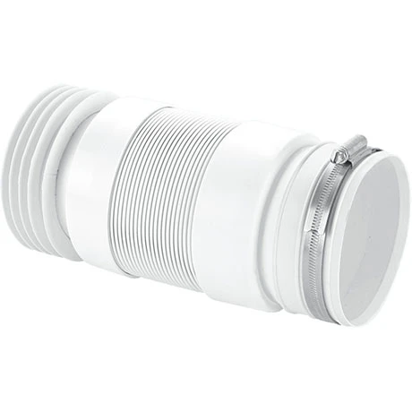 McAlpine 110mm Straight Back to Wall Flexible WC Pan Connector - WC-F21R 3 McAlpine 110mm Straight Back to Wall Flexible WC Pan Connector - WC-F21R