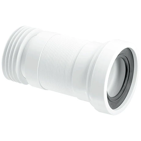 McAlpine Straight Flexible WC Pan Connector - Length 170-410mm - WC-F26R 3 McAlpine Straight Flexible WC Pan Connector - Length 170-410mm - WC-F26R
